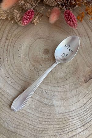 Cuillère à dessert – Personnalisation « Miam »