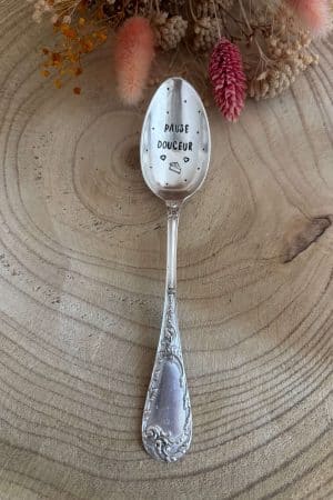 Cuillère à dessert – Personnalisation « Pause douceur »